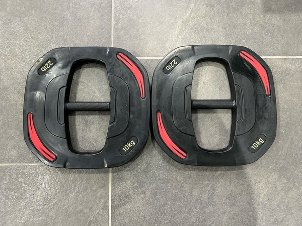 10kg x 2 Weight Plates Compatible With Smart Barbel