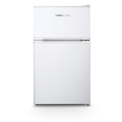 Montpellier MS2035EW, 47cm Wide, 87 Litre, Undercounter Fridge Freezer, White