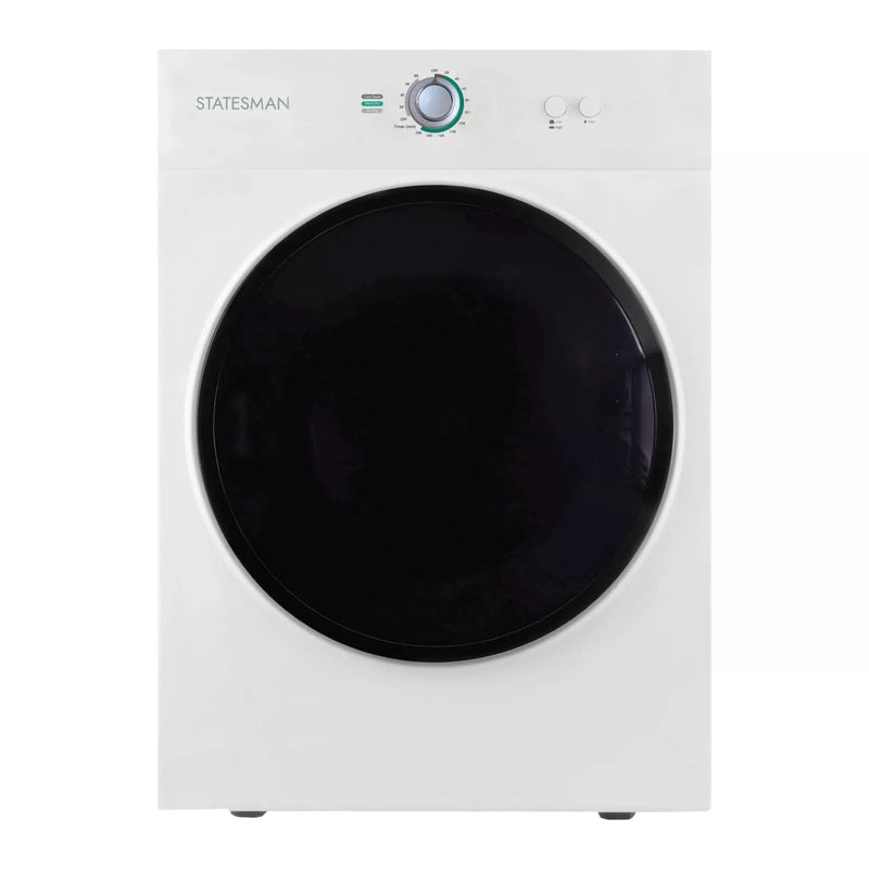 Statesman TD03VFW 3kg Load, 49cm Wide, Mini Compact Vented Tumble Dryer, White