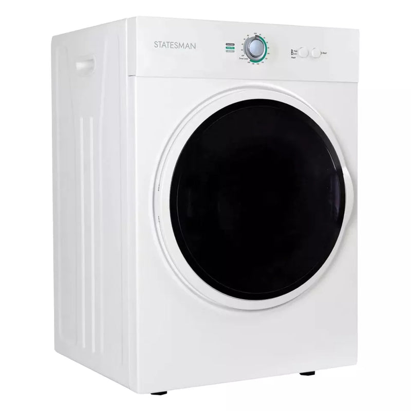 Statesman TD03VFW 3kg Load, 49cm Wide, Mini Compact Vented Tumble Dryer, White